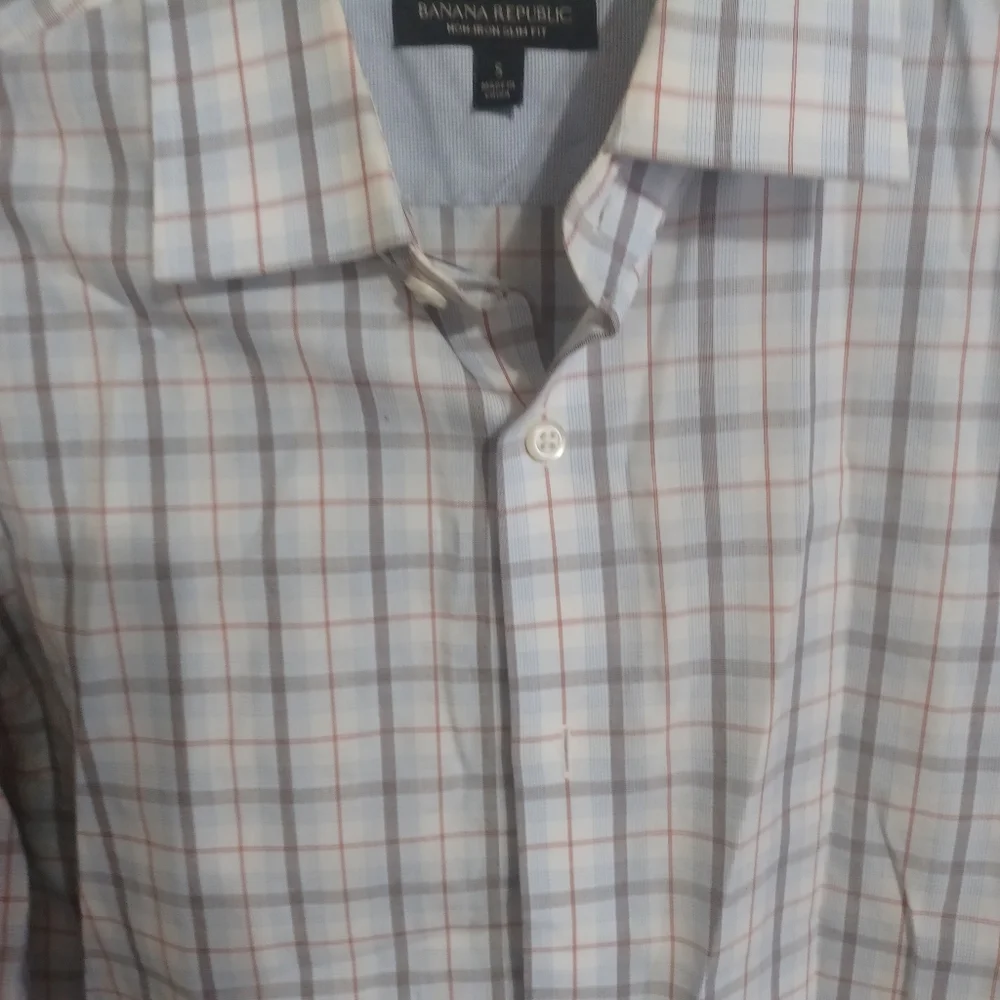 Banana Republic  men‎ shirt button down long sleeve sz S